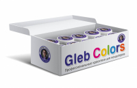 Набор жирoрастворимых красителей Gleb Colors 10 цветов